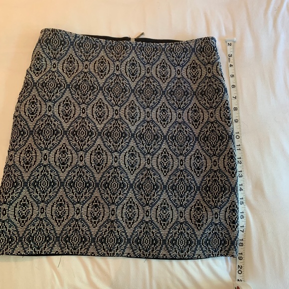 Mango Tribal Print Textured Mini Skirt M - Picture 5 of 6